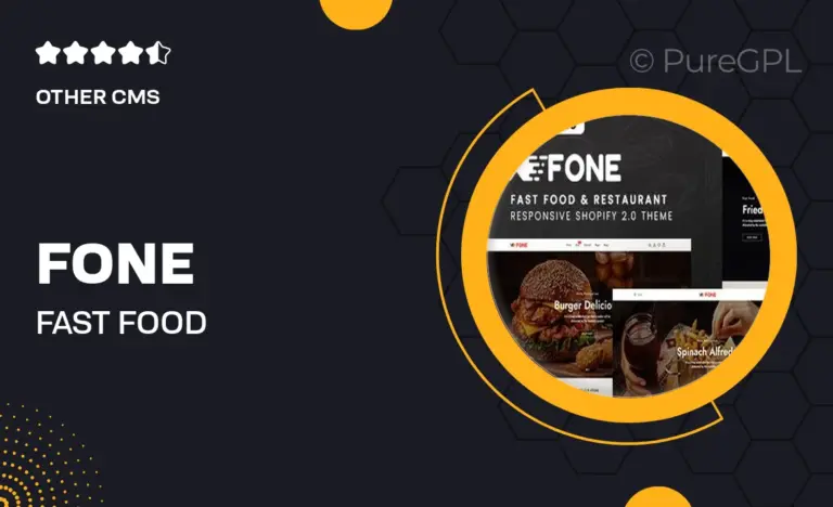 fone fast food restaurant responsive shopify 2 0 theme