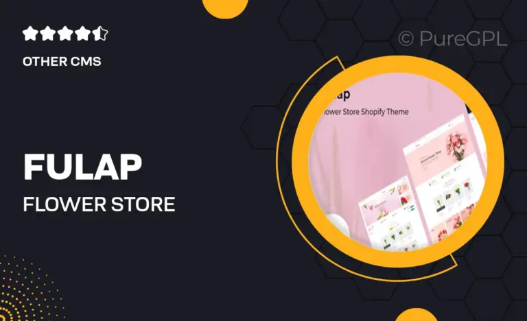 fulap flower store shopify theme