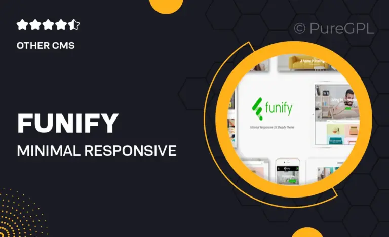 funify minimal responsive furnitur shopify theme