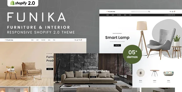 funika furniture interior responsive shopify 20 theme