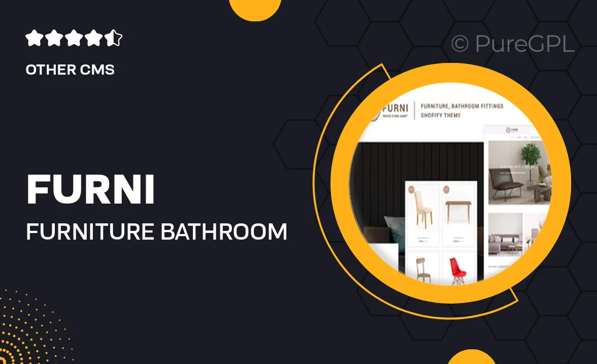 Furni – Furniture, Bathroom Fittings Shopify Theme