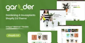 Garder – Gardening & Houseplants Shopify 2.0 Theme