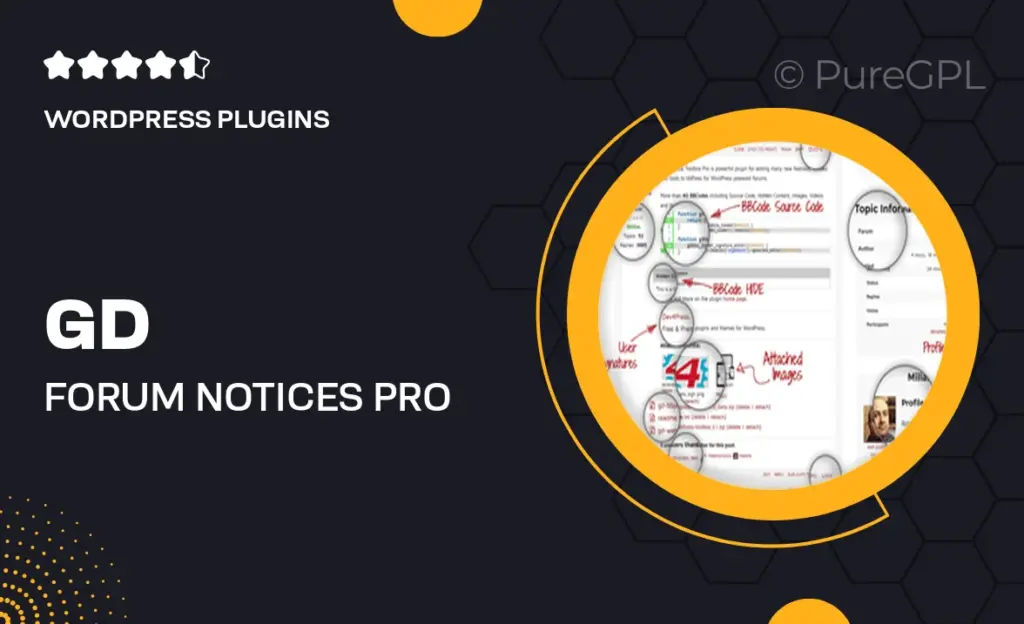 GD Forum Notices Pro for bbPress 46 GD Forum Notices Pro for bbPress