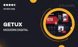 Getux – Modern Digital Agency Elementor Template Kit