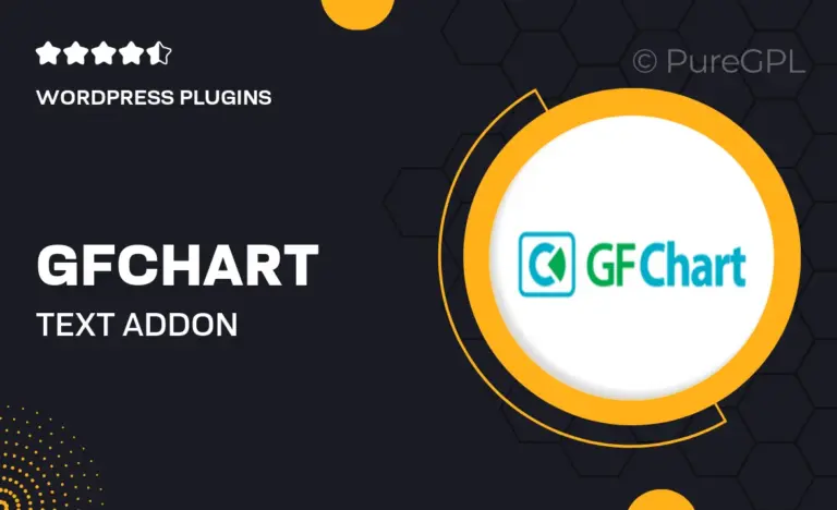 gfchart text add on