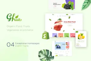 Gfruits | Food eCommerce Shopify Theme