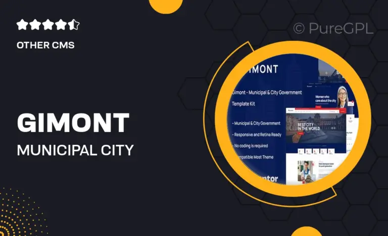 gimont municipal city government template kit