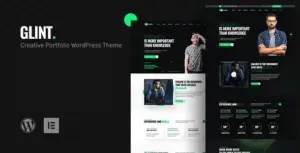 Glint – Personal Portfolio WordPress Theme