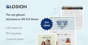 Glosion – The Eye Glasses Shopify 2.0 Theme