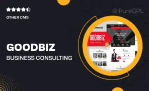 Goodbiz – Business Consulting Elementor Template Kit