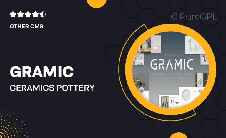 gramic ceramics pottery decor shopify theme