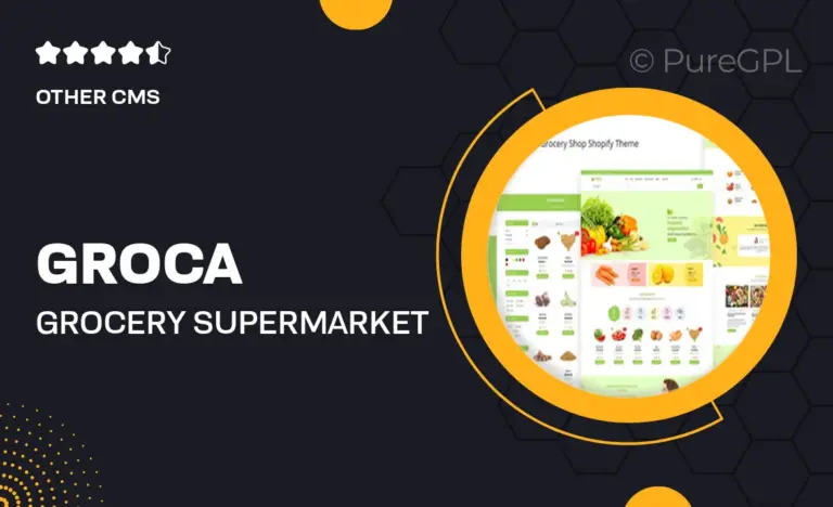 groca grocery supermarket shopify theme