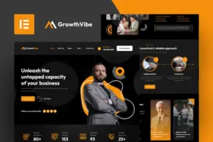 Growth Vibe – Business Consulting Elementor Template Kit