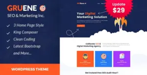 Gruene – Digital Marketing WordPress Theme
