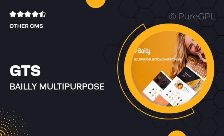 gts bailly multipurpose sections shopify theme
