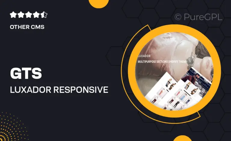 gts luxador responsive shopify theme