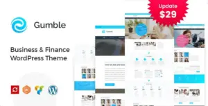 Gumble – Business & Finance WordPress Theme