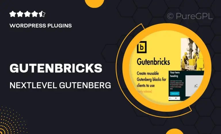 gutenbricks next level gutenberg blocks with bricks builder