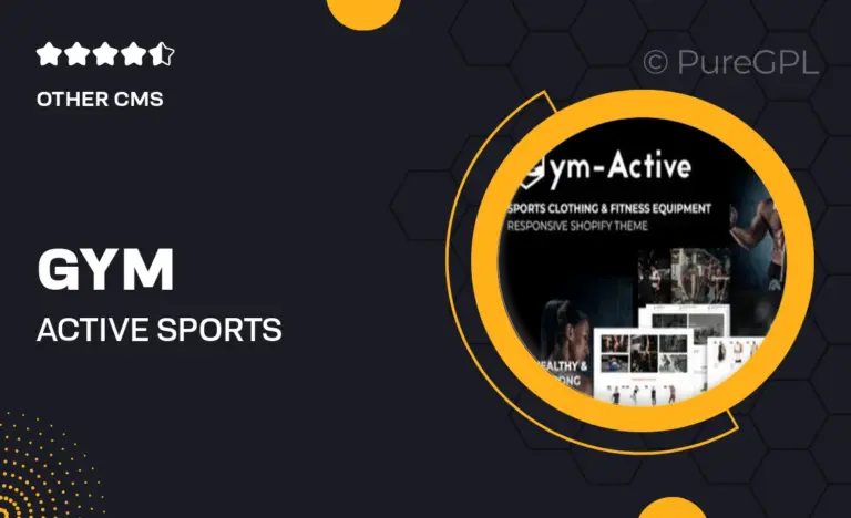 gym active sports clothing fitness equipment shopify theme