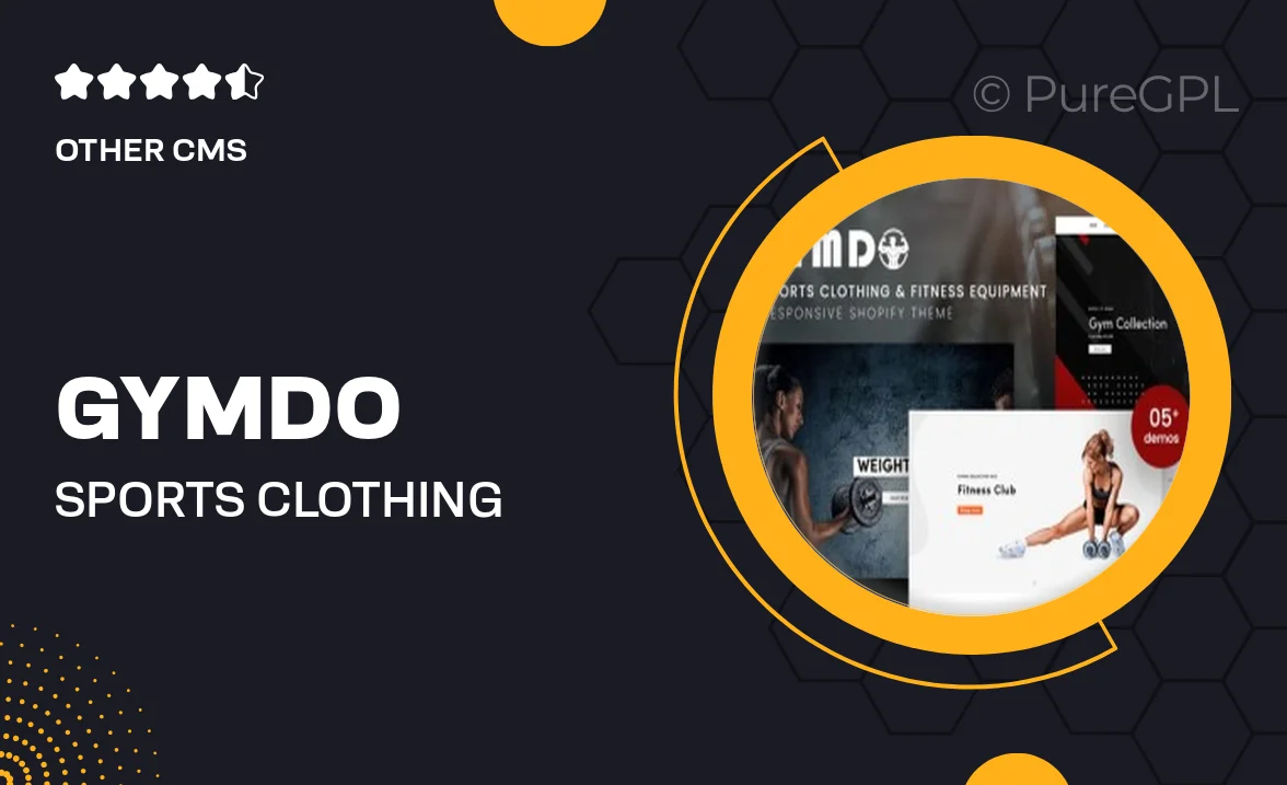 Gymdo – Sports Clothing & Fitness Equipment Shopify Theme