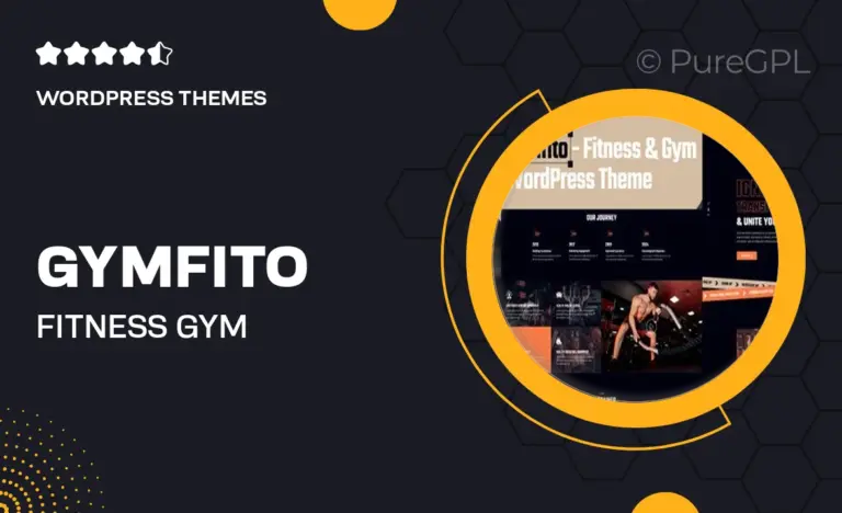 gymfito fitness gym wordpress