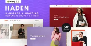 Haden – HandBags & Shopping Responsive Shopify 2.0 Theme