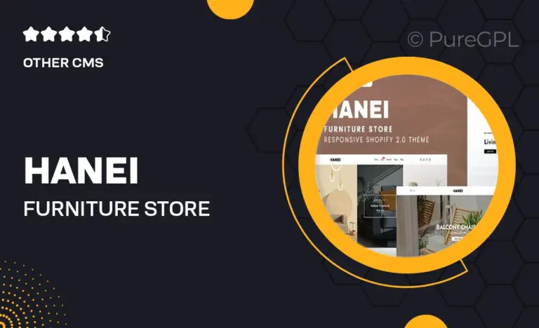 hanei furniture store responsive shopify 2 0 theme