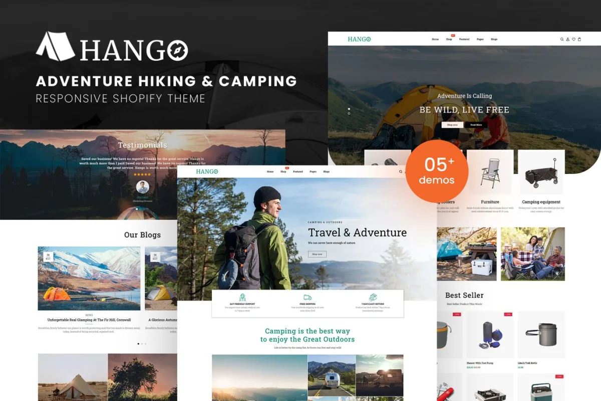 Hango – Adventure Store Hiking & Camping Shopify