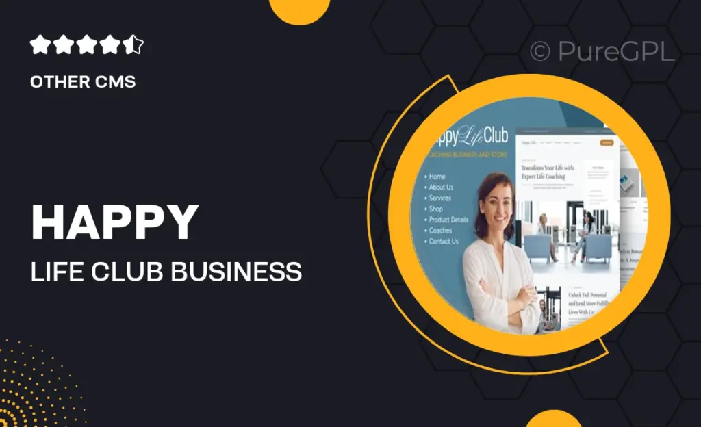 Happy Life Club – Business Tutor Elementor Template Kit 39 Happy Life Club – Business Tutor Elementor Template Kit