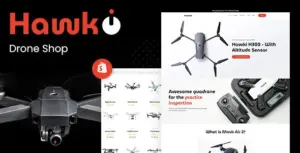 Hawki – Drone Single Product eCommerce Shopify