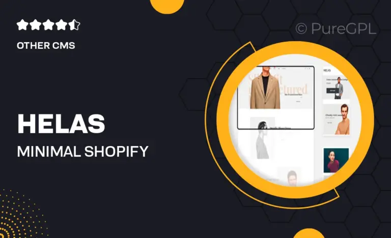 helas minimal shopify theme