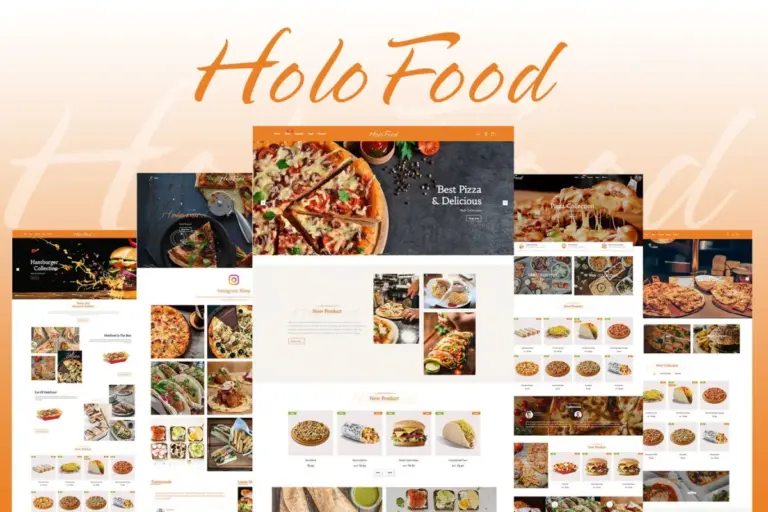 holofood fast food restaurant shopify theme 1