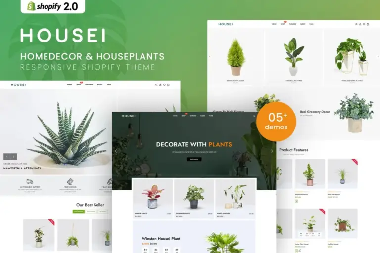 housei homedecor houseplants shopify theme 1