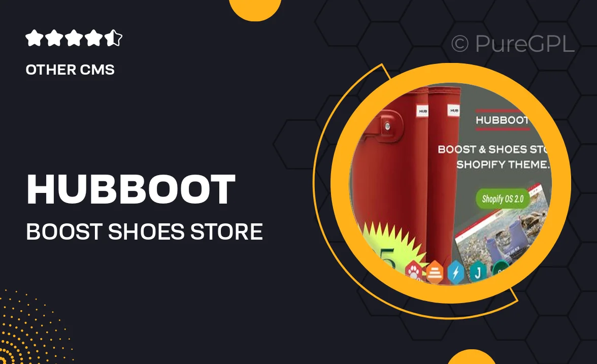 Hubboot – Boost & Shoes Store Shopify Theme OS 2.0