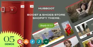 Hubboot – Boost & Shoes Store Shopify Theme OS 2.0