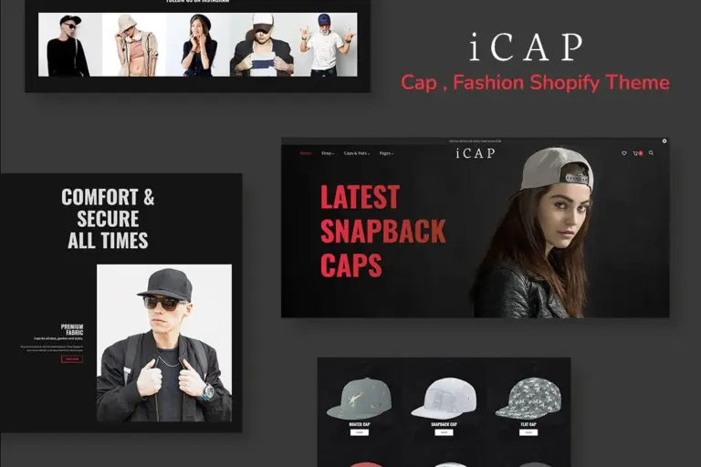 icap caps fashion shopping shopify theme 2