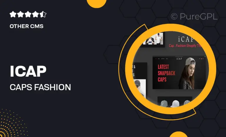 icap caps fashion shopping shopify theme