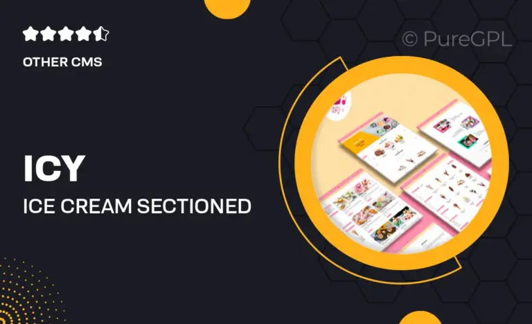 icy ice cream sectioned shopify theme