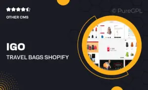 Igo | Travel Bags Shopify Theme