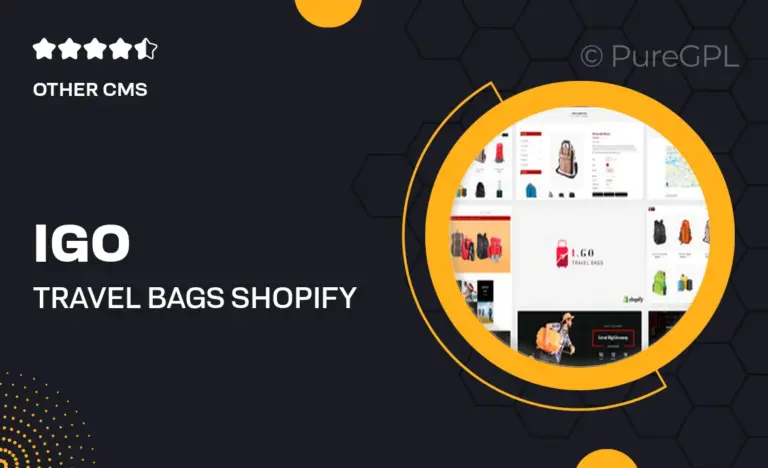 igo travel bags shopify theme