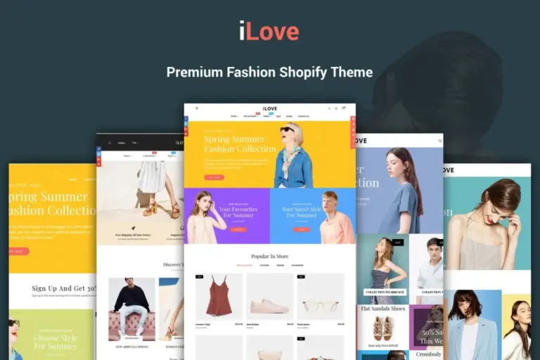 ilove highly creative responsive shopify theme 1