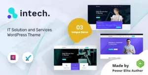 Intech – IT Solutions Company WordPress Theme