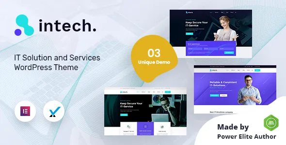 intech it solutions company wordpress theme 1