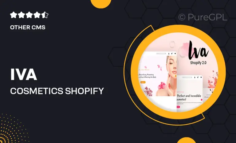 iva cosmetics shopify theme