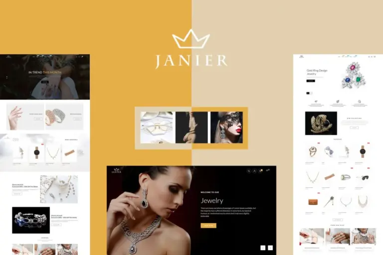 janier jewelry accessories responsive shopify 1