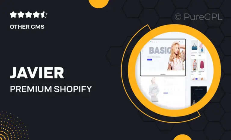 javier premium shopify theme