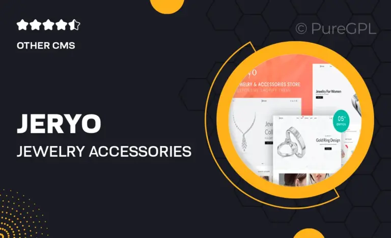 jeryo jewelry accessories shopify theme