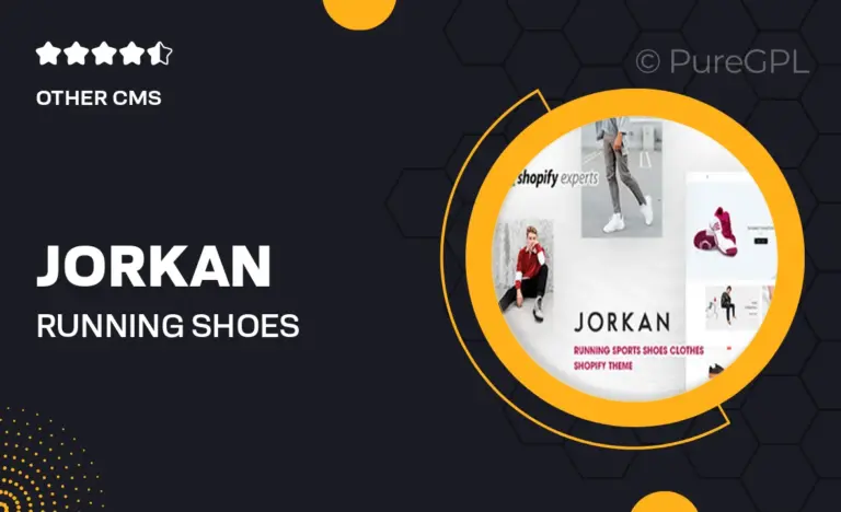 jorkan running shoes clothes shopify theme