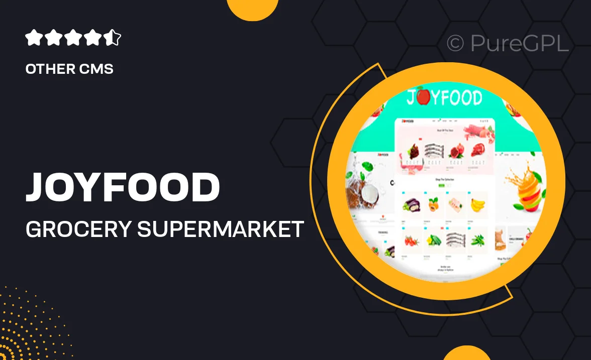 JoyFood – Grocery Supermarket Shopify Theme