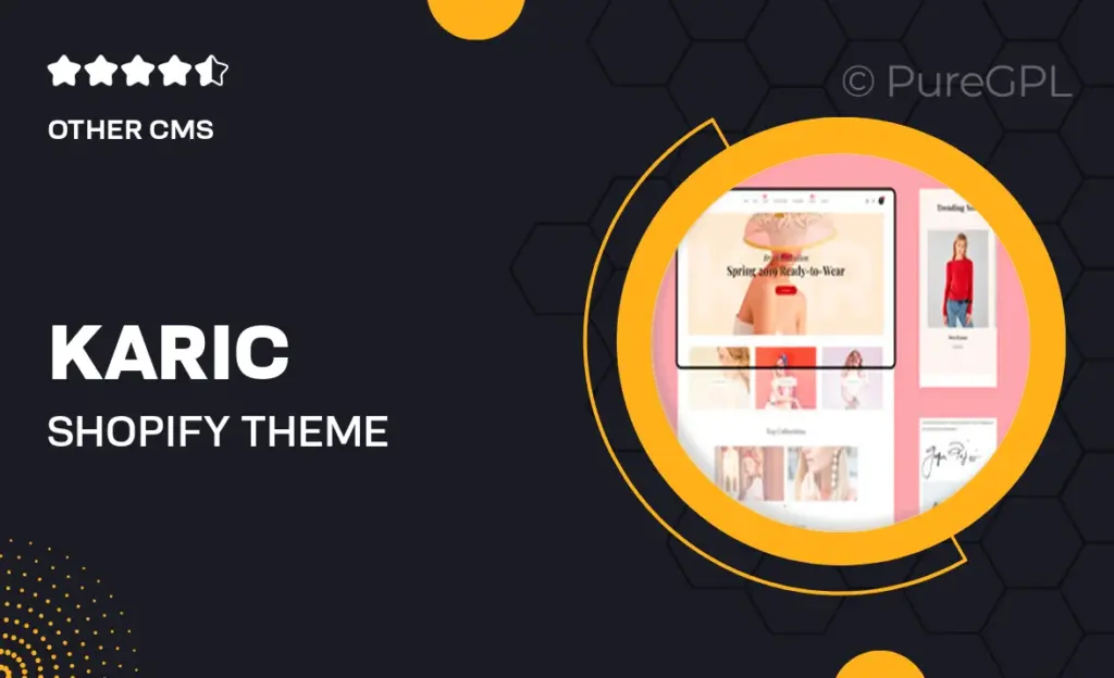 Karic – Shopify Theme 1 Karic – Shopify Theme